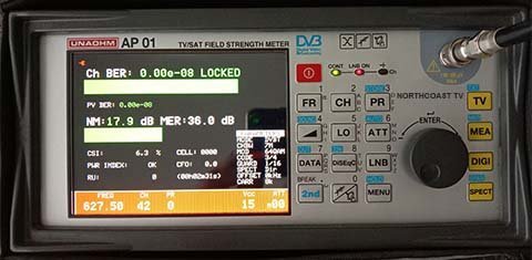 digital tv signal testing